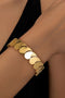 Modern Plated Titanium Steel Water Drop Bangle