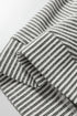 Modern Ribbed Knit Lantern Sleeve Round Neck Top