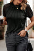 Modern Seamed Detail Lace Raglan Sleeve Tee