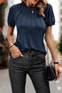 Modern Seamed Detail Lace Raglan Sleeve Tee