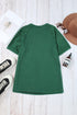 Modern Seamed Detail Lace Raglan Sleeve Tee