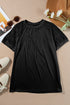Modern Seamed Detail Lace Raglan Sleeve Tee
