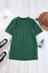 Modern Seamed Detail Lace Raglan Sleeve Tee