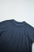 Modern Seamed Detail Lace Raglan Sleeve Tee