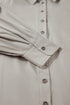 Modern Seamed Relaxed Fit Button Down Shirt