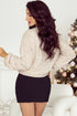 Modern Sequin Long Sleeve Zip Up Round Neck Jacket
