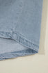 Modern Solid Chambray Denim Turn Down Collar Shirt