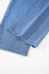 Modern Solid High Waist Straight Leg Denim Jeans