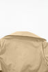 Modern Solid Lapel Collar Waist Tie Wind Coat