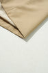 Modern Solid Lapel Collar Waist Tie Wind Coat
