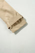 Modern Solid Lapel Collar Waist Tie Wind Coat