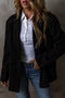 Modern Solid Lapel Flap Pocket Buttoned Blazer