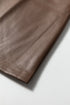 Modern Solid Polyurethane Vegan Leather Sleeveless Mini Dress