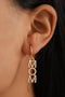 Mom Letter Pendant Alloy Statement Earrings