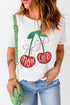 Mon Cheri Graphic Print Short Sleeve Tee