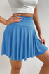 Motion Ready Draped A Line High Waist Phone Pocket Skort