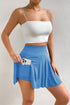 Motion Ready Draped A Line High Waist Phone Pocket Skort
