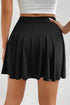 Motion Ready Draped A Line High Waist Phone Pocket Skort