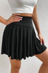 Motion Ready Draped A Line High Waist Phone Pocket Skort