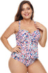 Moulded Cups Peplum Plus Size Bikini