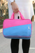 Multi Compartment Nylon Zippered Travel Utility Makeup Bag