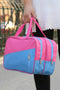 Multi Compartment Nylon Zippered Travel Utility Makeup Bag
