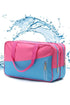 Multi Compartment Nylon Zippered Travel Utility Makeup Bag