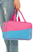 Multi Compartment Nylon Zippered Travel Utility Makeup Bag
