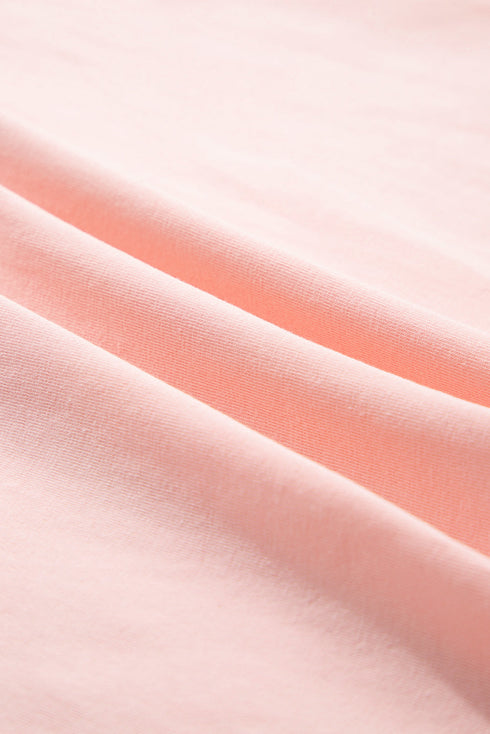 Multi Texture Layered Star Applique Plus Size Graphic Tee