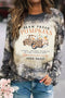 Multicolor FARM FRESH PUMPKINS Graphic Bleached Top