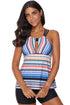 Multicolor Tankini Swimwear