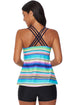 Multicolor Tankini Swimwear