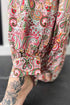Multicolour Plus Size Paisley Print Sleeveless V Neck Jogger Jumpsuit