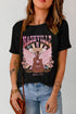 Music City Graphic Print Crew Neck Short Sleeve Tee
