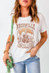 Music City Graphic Print Relaxed Fit Crewneck Tee