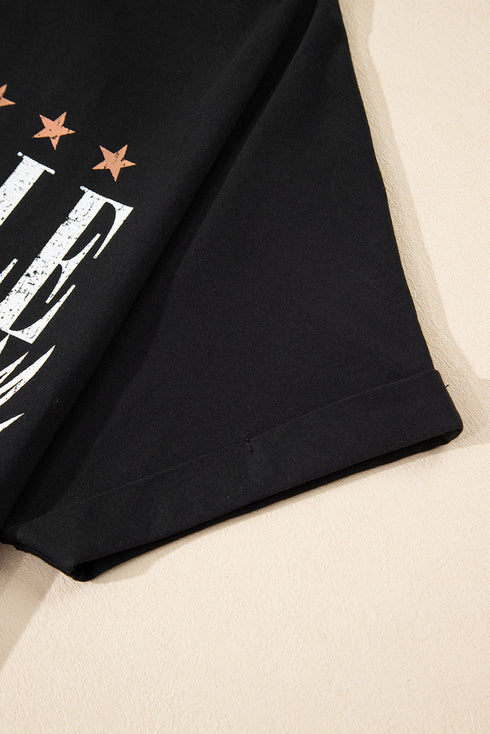 Music Row Melodies Graphic Mini Dress