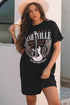 Music Row Melodies Graphic Mini Dress