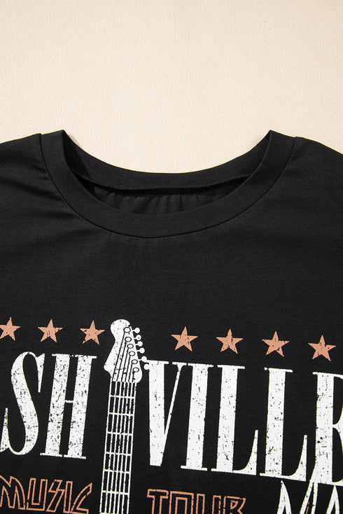Music Row Melodies Graphic Mini Dress