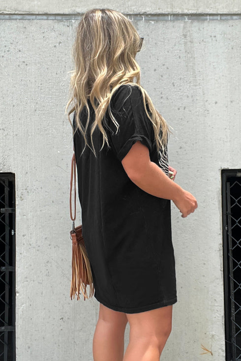 Music Row Melodies Graphic Mini Dress