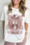 Nashville Hat And Guitar Graphic Short Sleeve Tee