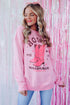 Nashville Howdy Western Boot Graphic Crewneck Sweatshirt