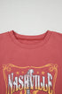 Nashville Music City Graphic Retro Cotton Short Sleeve Tee