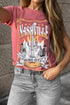 Nashville Music City Graphic Retro Cotton Short Sleeve Tee