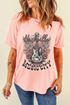 Nashville Music City Guitar Graphic Oversized Crewneck Tee