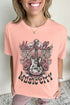 Nashville Music City Guitar Wings Graphic Relaxed Fit Tee