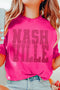 Nashville Rhinestone Embellished Graphic Short Sleeve T-Shirt