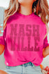 Nashville Rhinestone Embellished Graphic Short Sleeve T-Shirt