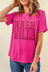 Nashville Rhinestone Embellished Graphic Short Sleeve T-Shirt