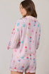 Novelty Bottle And Ring Print Pajama Set