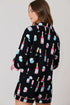 Novelty Bottle And Ring Print Pajama Set